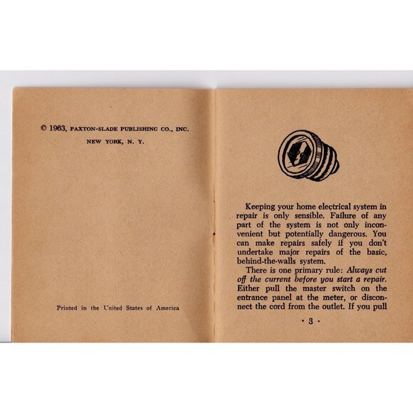 Fix Your Own Electrical Appliances 1963 Ottenheimer Pygmy Book DIY 32p Vintage - Picture 3 of 6